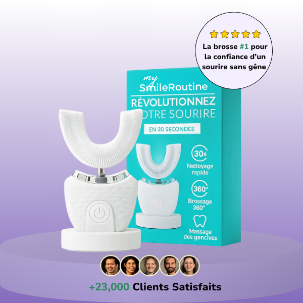 Réparez & illuminez votre sourire, sans effort avec notre Brosse à dent 360°