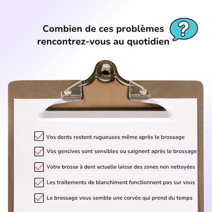 Réparez & illuminez votre sourire, sans effort avec notre Brosse à dent 360°